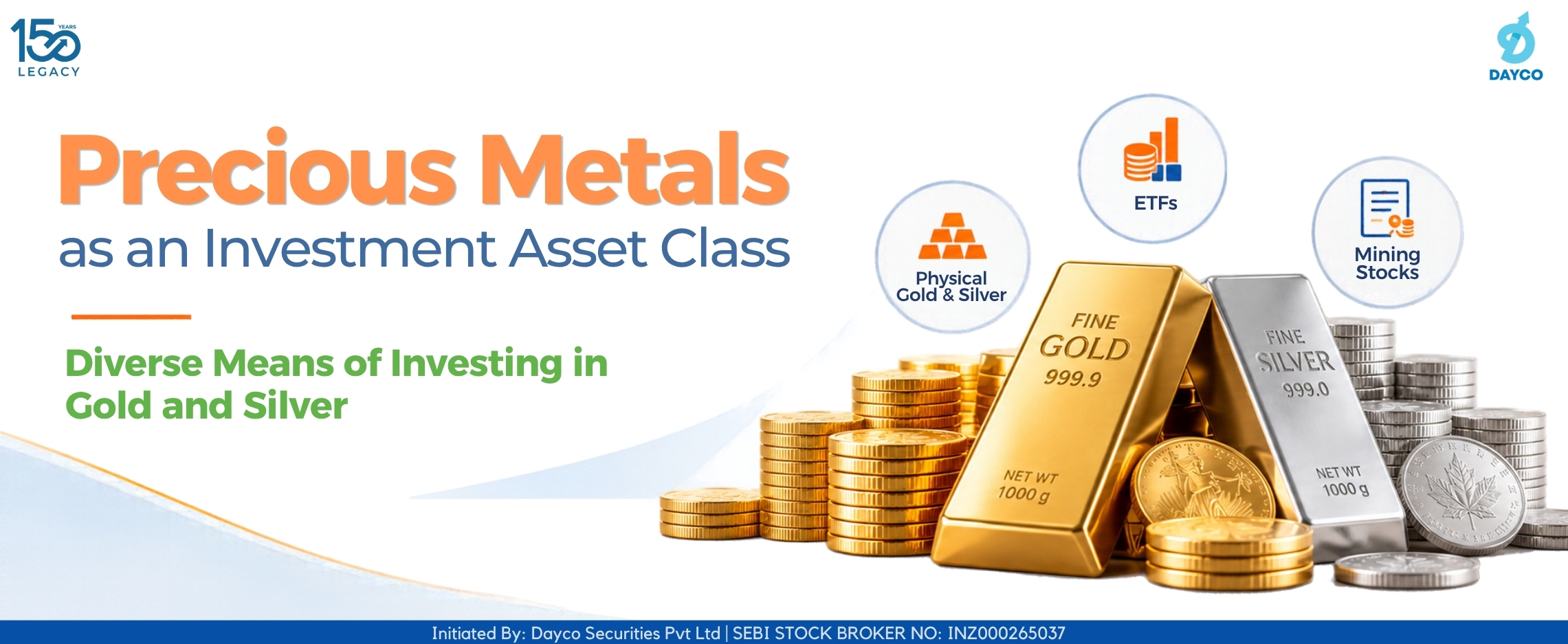 Precious Metals as an Investment Asset Class: Diverse Means of Investing in Gold and Silver